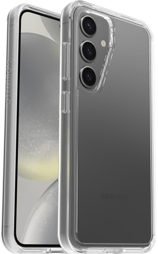 OtterBox Symmetry Clear Hülle für Samsung Galaxy S24, Stoßfest, Sturzsicher, Dünne Schutzhülle, 3X mehr Stürze als nach Militärstandard, Transparent, Keine Einzelhandelsverpackung