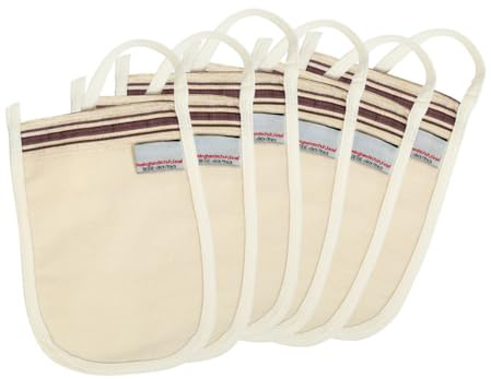 Peelinghandschuh dick grob Hamam Kese Set 12 Stk. für Körper, Knie, Ellenbogen und Füße, für robuste Haut