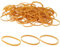 Elastic Bands 100Pcs Rubber Bands 100x5mm Heavy Duty Rubber Bands Natural Strong Money Elastic Bands for Stationary Stretchable Yellow Bands for Home School Office Workshop Accessories