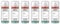 HitlineUK Shoe Protector Spray 6 x 300 ML - long lasting Waterproof and stain protection, Waterproof Spray to Protect Shoes