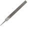 Flachfeilen für Holzbearbeitung, Stahl, 25,4 cm, 2-in-1, Allzweck-Feilen, mittelgezahnt, rostpräventive Oberfläche