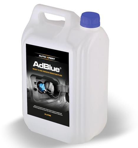 Auto Xpert AdBlue®, Diesel Emission Reduction Fluid, For use in SCR (Selective Catalytic Reduction) systems, Easy Pour Spout, Reduce Harmful Emissions, Ready-to-use, Meets ISO 22241 (5 Litre).