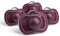 Herobility Gentle Pacifiers – Protective case – BPA-free – Large air vents – 6 – 24 months – 4-pack – Merlot