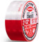 Spurtar Bande Réfléchissante Rouge Blanc, Autocollants Réfléchissants, Étiquette Réfléchissante Auto-adhésive, Ruban Réfléchissant, Bande de Avertissement, Utilisé pour Camions, Vélos, 5 cm x 10m