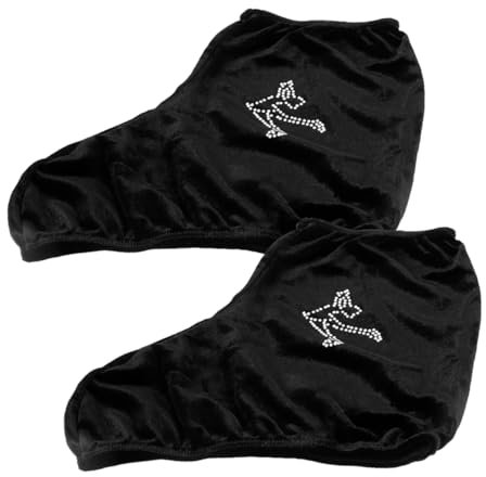 MOBUTOFU Schlittschuhstiefelüberzüge Aus Polyester Tragbar Und Verschleißfest Schutzhülle Für Schlittschuhe Und Rollhockey-Schlittschuhe Elastisches Design Für Optimalen Halt