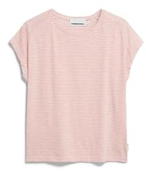 ARMEDANGELS Damen T-Shirt aus Bio-Baumwolle ONELIAA Lovely Stripes Loose Fit