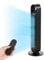 CURECURE 36 Inch Oscillating Tower Fan with Remote Control, 1-12H Timer, 3 Modes, 3 Fan Speeds, LED Display, 70° Oscillating Bladeless Floor Fan for Bedroom Home Office, Black