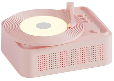 Desk Decor Turntable, Home Entertainment Player, Compact Stereo Turntable, Turntable With Speakers, Vinyl Record Player, Portable Turntable System, Stylish LP Player, Home Audio Turntable