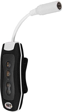 Sctecoau 8GB MP3 Player Swimming Underwater Diving Spa + FM Radio Waterproof Headphones Black
