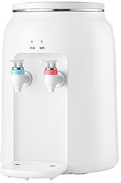 KANBUN Water Cooler & Dispenser with tap, Bottle-Fed Deluxe Ambient and Cold Water Dispenser, Hot & Cold Water Dispenser, for Home Gatherings School Office white