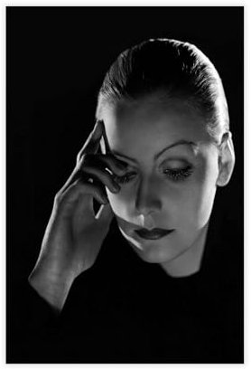 Greta Garbo Vintage-Foto, Leinwand-Poster, Wandkunst, Dekordruck, Bild Gemälde für Wohnzimmer, Schlafzimmer, Dekoration, 30 x 45 cm