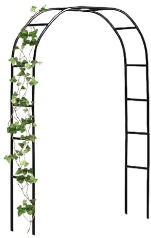 Gartenbogen Rankgitter Kletterpflanzen Metall Gartenbogen Pflanzenstützwerkzeug Blumenrahmen Hintergrund Ständer Hochzeit Laube für Hochzeit Dekoration und Outdoor Garten Verwendung