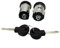 HUVNEXA Jeu de barillets de Serrure de Porte, 2 pièces, for Fiat, Scudo, citroën, XANTIA SYNERGIE, expédition Jumpy 9170.AY 4162C9 Serrure de Porte de Voiture