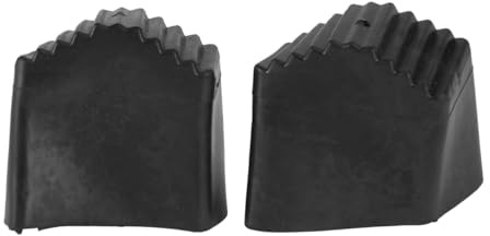 UKCOCO Couvre-Pieds D’Échelle Antidérapants 2 Pièces Coussinets De Pied D’Échelle Pour Échelle Domestique Accessoires De Remplacement Pour Couvre-Pieds Usés Installation Facile Et Maintien Stable