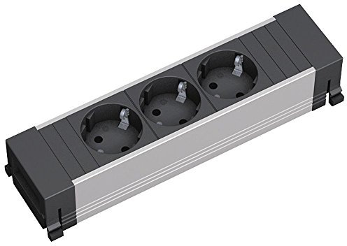 Bachmann Steckdosenleiste Alu Power Frame Schweiz, 916004