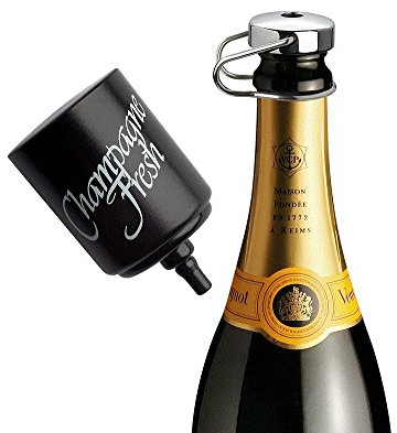 Champagne fresh de luxe iI-bouchon de champagne/sektverschluss élégant avec pompe chrome