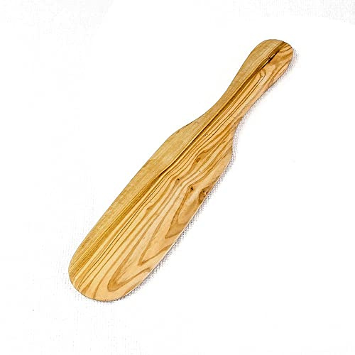 THERUSTICDISH - Traditional Olive Wood Pancake and Omelette Spatula 29cm