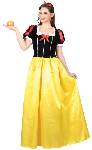 Wicked Costumes Adult Women’s Snow Princess Fancy Dress Costume – Fairytale Princess Outfit - Large (UK18-20)