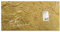SIGEL GL266 Premium Glas-Magnettafel 91x46 cm Motiv Metallic-Gold hochglänzend, TÜV geprüft, einfache Montage, Artverum