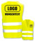 PixiPrints.com Personalisierte Warnweste nach ISO 471 für Privat und Gewerbe * eigenes Logo Name Bild * Klasse 2/2 Sicherheitsweste, Farbe Warnweste:Gelb