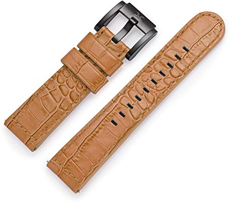 TW Steel Marc Coblen Armband Uhrenband Uhrenarmband Leder 22 MM Kroko Braun LB_BR_K_B