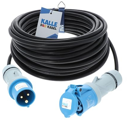 KALLE DAS KABEL CEE-Gummiverlängerung H07RN-F 3G 1,5 mm² 5 m von