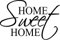 GRAZDesign Wandtattoo Wohnzimmer Sprüche Home sweet home - Wandaufkleber Familie - 45x30cm / 074 mittelgrau