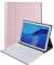 RLTech Custodia Tastiera per Huawei Mediapad T5 10 - QWERTY Ultra Sottile PU Custodia con Supporto con Cover Tastiera Rimovibile Wireless Keyboard per Huawei Mediapad T5 10.1 Pollici, Rosa Oro
