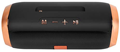 Dpofirs Portable Long Battery Life Bluetooth Speaker, Large Volume Outdoor Bluetooth Wireless Subwoofer for Phone Computer, Wireless Speaker for Home Party Sport(black)