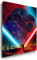 LaraArt Bilder Luke vs Darth Vader Star Wars Leinwandbild AK ART Kunstdruck Wandbild Wanddeko (70 x 50 cm)