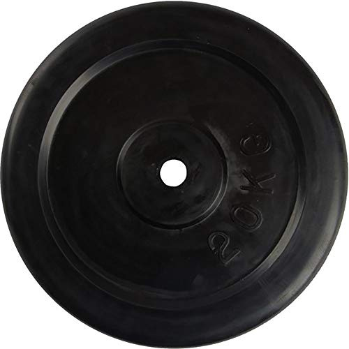 VirtuFit Gummihantelscheibe - Hantelgewicht - 30 mm - 0,5 kg bis 20 kg