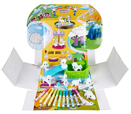CRAYOLA 74-7430-E-000 Washimals Peculiar Zoo Playset