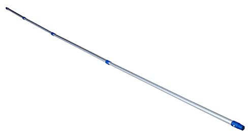 Tradineur - Palo de aluminio para escoba fregona extensible 5 m superficies altas