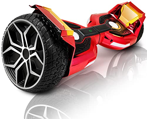 Emaxusa Hoverboard, All Terrain Hover Board, Bluetooth & LED Lights