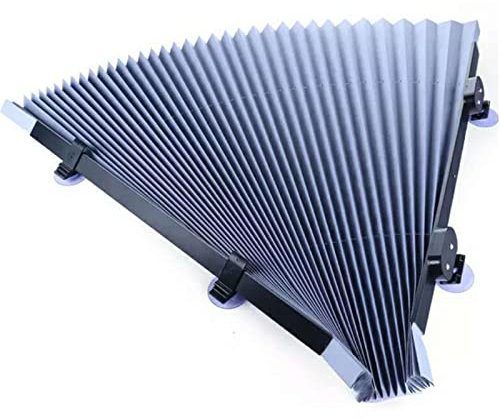 Plisseerollo Mit Saugnäpfen,Temporäre Jalousien,Fenster Sonnenschutz Verdunkelungsrollo,Plissee-Jalousien,Sonnenschutz und Sichtschutz,für Auto Büro Bad Küche,ohne Bohren (70x140cm/27.6x55.1in)