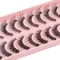 3D Falsche Wimpern,Natürliche Wimpern, Pure Handgemacht Natürlicher Look Flauschige Künstliche Wimpern,Multipack Strip Lashes 10 Paare (HY25)