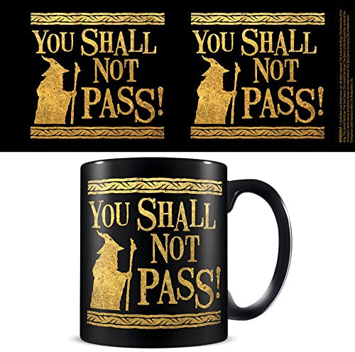 Lord of the Rings - Lizenz Tassen 3D - You Shall Not Pass - black