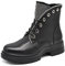 IF Fashion Stivaletti Stivali Invernali Scarpe da Donna Lacci Anfibi Strass 6633 Nero 38