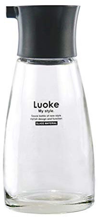 SHERCHPRY Contenedor de salsa de soja Dispensador de de cocina Contenedor de de cocina Recipiente de de vidrio Dispensador de de Petrolero de Botella