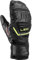 LEKI Kinder WCR Team 3D Handschuhe, Black-Ice Lemon, EU 5