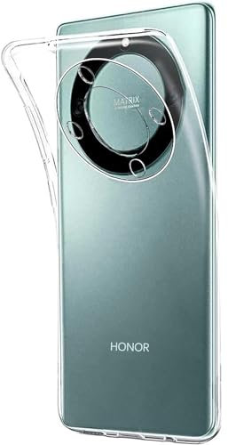 Captor coque Honor Magic 5 Lite, coque transparente en silicone TPU souple, mince, anti-rayures, protection appareil photo, anti-jaunissement, flexible et résistant pour coque Magic 5 Lite Honor