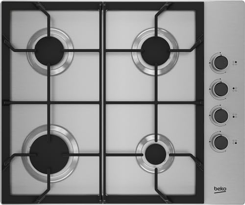 BEKO HIBG64125SX 61cm Gas Hob - Stainless Steel