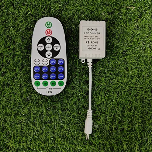 Dimmer Switch, Adjustable Brightness, Low Voltage, with Free Dc Female Connector, Suitable for Led Neon Lights, Neon Signs Decoration, Neon Accessories