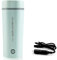 Felenny Taza eléctrica portátil de viaje de 12 V 80 W, hervidores eléctricos compactos para coche, taza de agua eléctrica con forro de acero inoxidable 304 para agua caliente, café, té, leche de bebé,