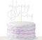 Sumerk 1 PC Happy Birthday Cake Toppers Happy Birthday Decorations Birthday Cake Toppers for Women Men Cake Decorations for Birthday Party Sliver