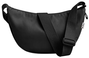 SONS OF ALOHA XL Half Moon Bag Umhängetasche HOKU aus recycletem Meeresplastik | Halbmond Festivaltasche Wasserabweisend | Stylische Crossbody bag mit verstellbarem Gurt