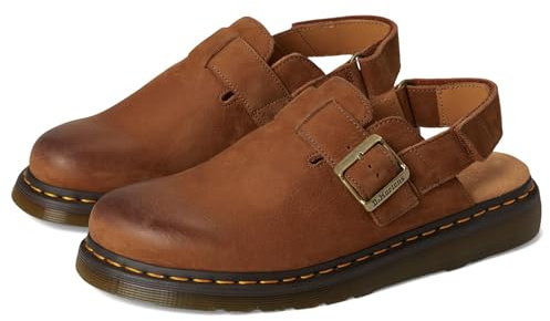 Dr. Martens Herren Jorge II Suede Slingback Pantoletten, Desert Brown, 11 Women/10 Men