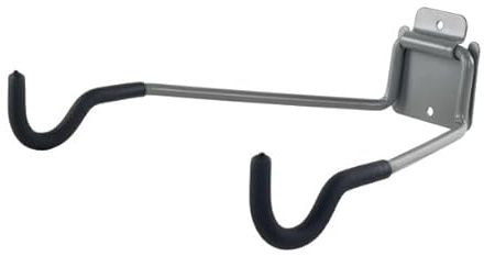 Stalwart Bike Wall Mount - EVA Foam Padded Bicycle Hooks with 50lb Capacity - Flip-Up Garage Bicycle Rack for Mountain, Road, and Kids Bikes