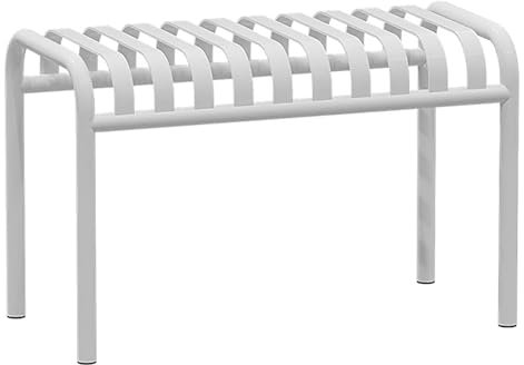 LMXRYPD Doppelsitzige Gartenbank, Verandabank, Gartenmöbel mit verdicktem Eisenrahmen, Hochtemperatur-Lackierverfahren, für Parks, Hinterhöfe, Esszimmer(120cm/47.2in)