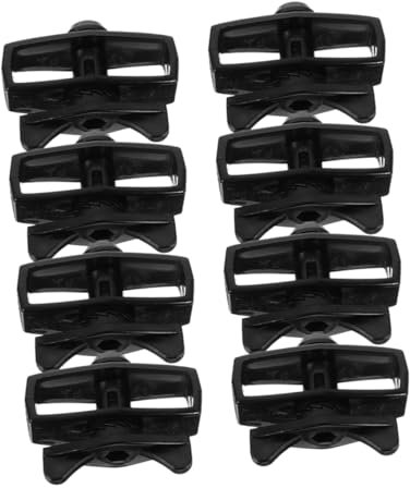Milisten 4 Ensembles Tendeur De Clôture Attache Grillage Tendeur Cable Tendeur De Cable Tendeur De Corde Tendeurs De Câble Métallique Tendeurs De Fils en Plastique Abdos Black 8 Pièces * 4